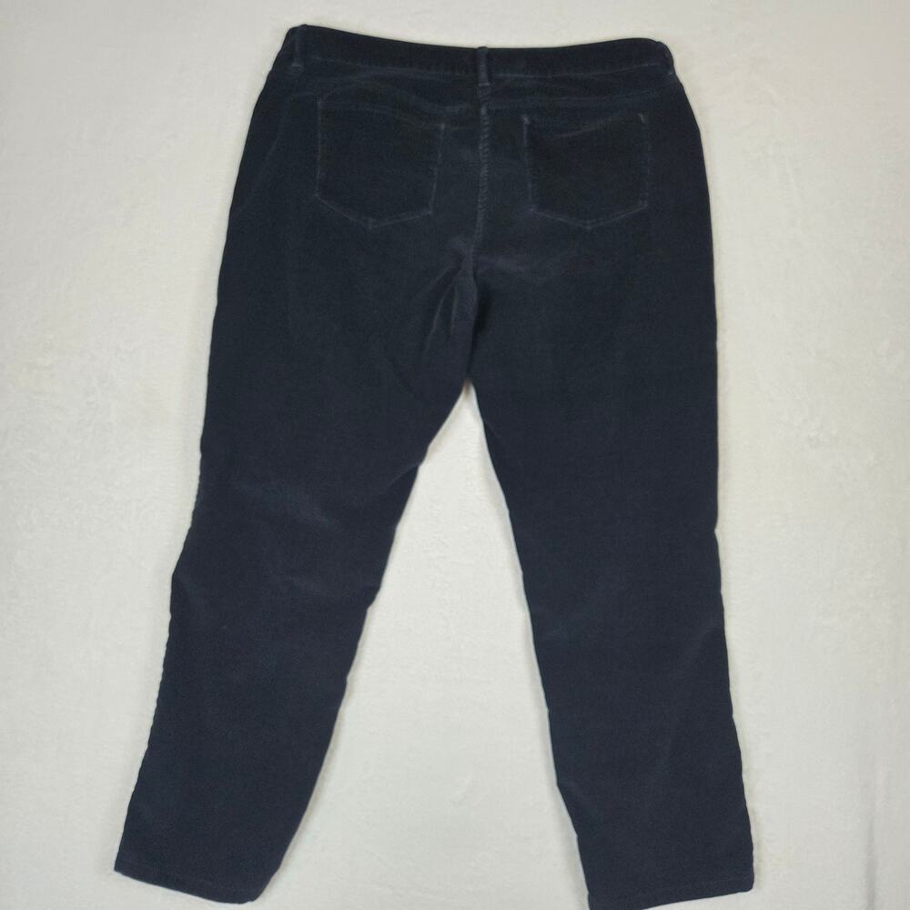 J. Jill Corduroy Pants Straight Leg Womens 14 Petite Black 0725 - Picture 2 of 10